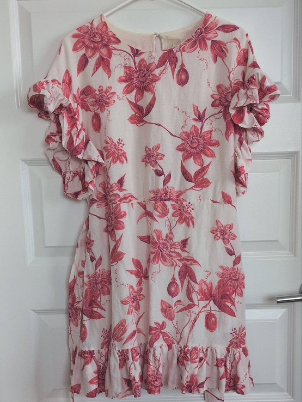 H&M Floral Ruffle Mini Dress - Picture 7 of 14